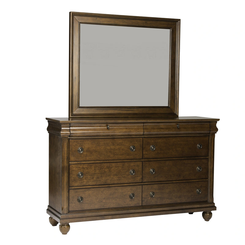Rustic Traditions Sleigh Bed, Dresser & Mirror, Chest, Night Stand image