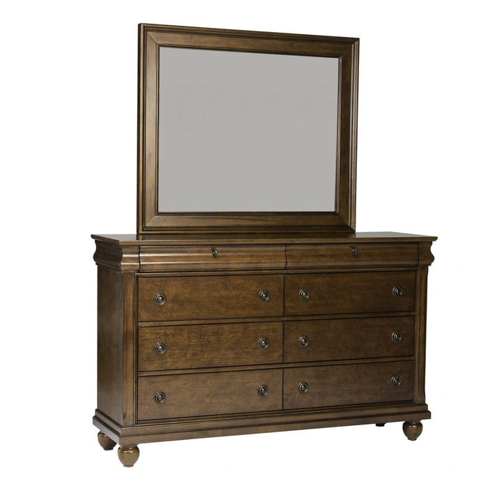 Rustic Traditions Dresser & Mirror image