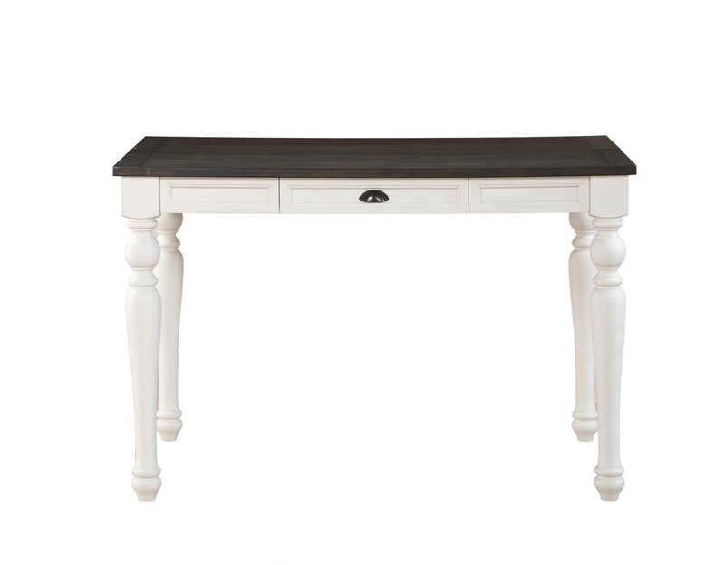 Steve Silver Joanna Counter Table in Two-tone Ivory and Mocha