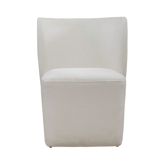 Accent Dining Accent Dining Chair w/ Casters - Ivory image