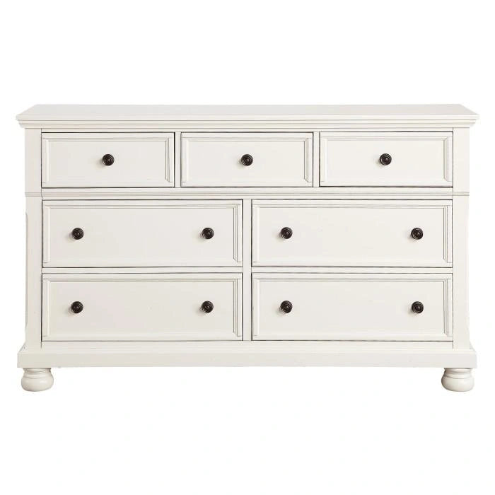 Laurelin 7 Drawer Dresser in White 1714W-5