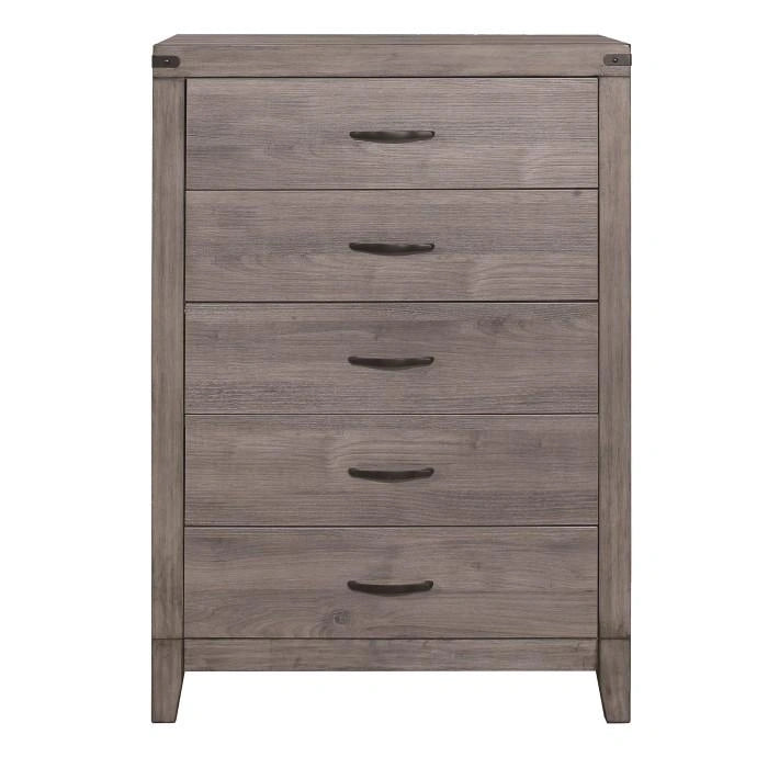 Woodrow 5 Drawer Chest in Gray 2042-9