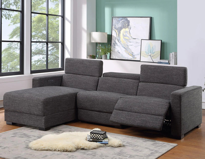 Steve Silver Zara LAF Dual-Power Chofa in Charcoal