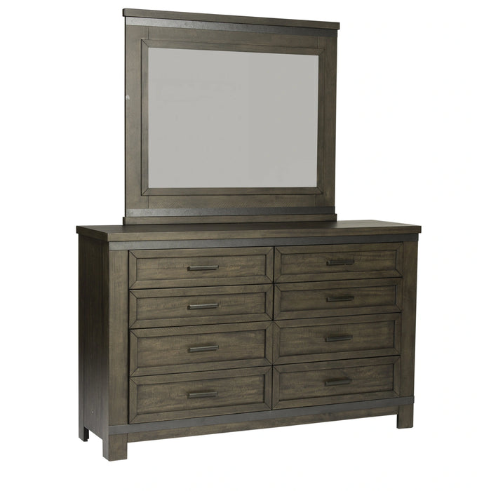 Thornwood Hills Two Sided Storage Bed, Dresser & Mirror, Chest image