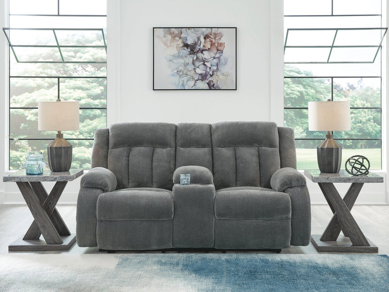 Observation Power Reclining Loveseat with Console