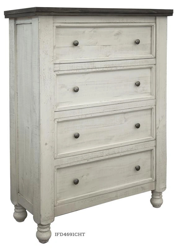 Stone 4 Drawer Chest