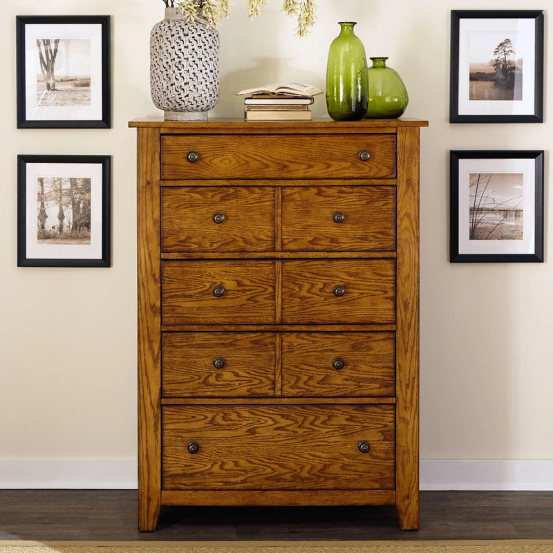 Grandpa's Cabin Chest in Age Oak image