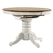Carolina Crossing Pedestal Table Set- White image