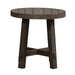 Modern Farmhouse Splay Leg Round End Table image