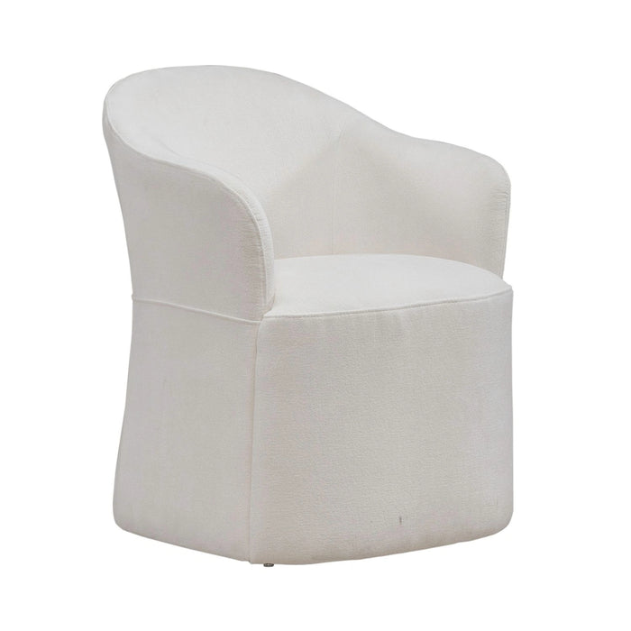Accent Dining Accent Dining Chair w/ Casters - Ivory image
