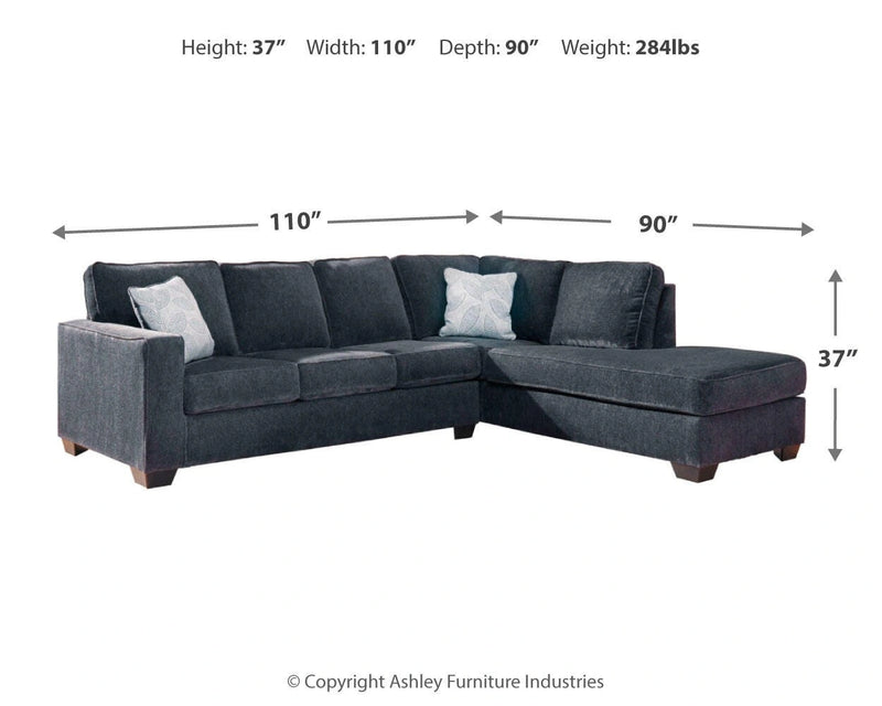 Altari Sleeper Sectional with Chaise