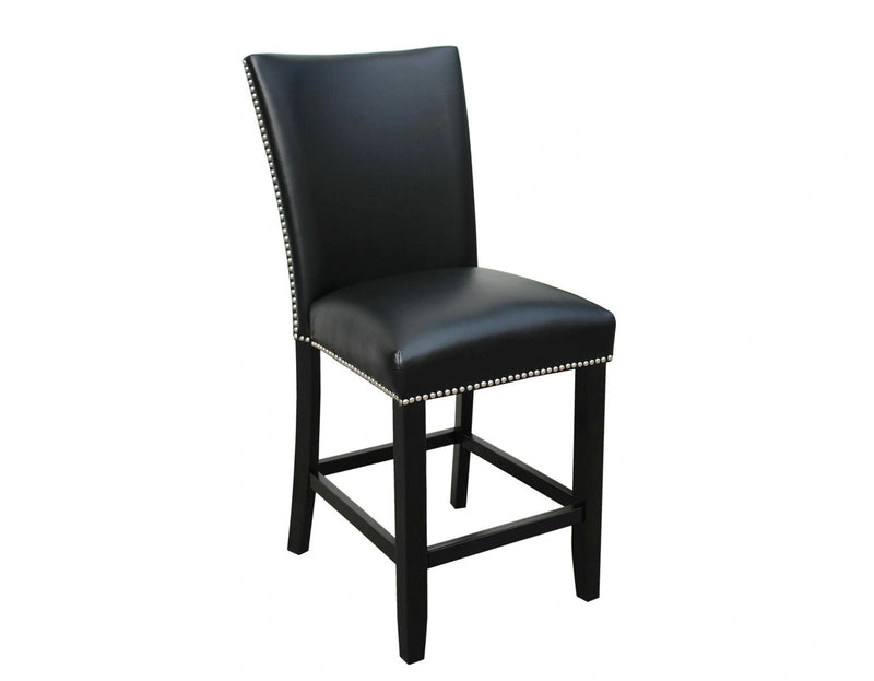 Steve Silver Camila Black Counter Chair in Black (Set of 2)