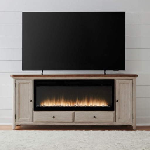 Fireplace TV Consoles 652 80 Inch Console w/ Fire FTS image