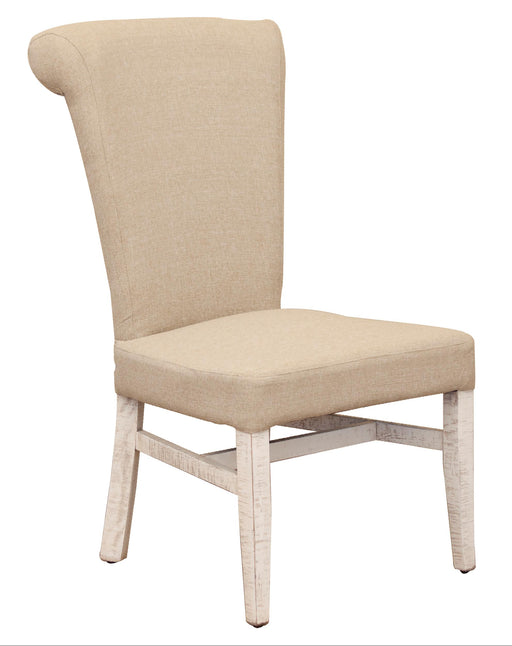 Bonanza Ivory Uph. Chair w/ Handle behind Back-rest** image