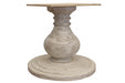 Bonanza Ivory Turned Wooden Base image