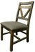 Loft Brown Chair w/Fabric Seat** image