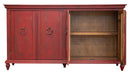 Capri Console w/4 Doors, Red finish* image