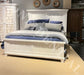 Liberty Furniture River Place Queen Panel Bed in Riverstone White image