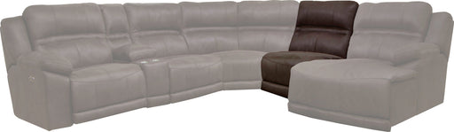 Catnapper Braxton Lay Flat Armless Recliner w/Extended Ottoman in Dark Chocolate 2155 image