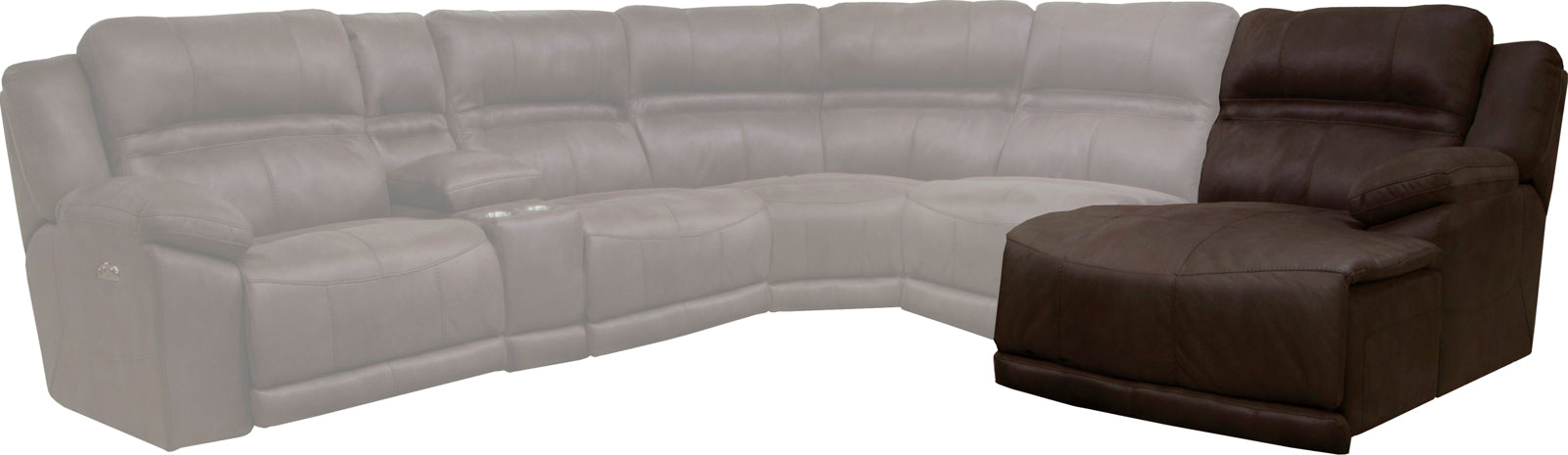 Catnapper Braxton RSF Chaise in Dark Chocolate 2153 image