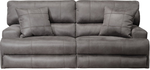 Catnapper Monaco Lay Flat Reclining Sofa in Charcoal 2181 image