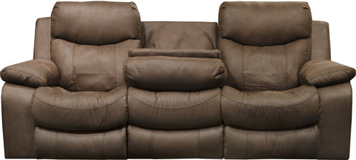 Catnapper Palmer Power Headrest w/ Lumbar Power Lay Flat Reclining Sofa in Saddle 763955/1307-29 image
