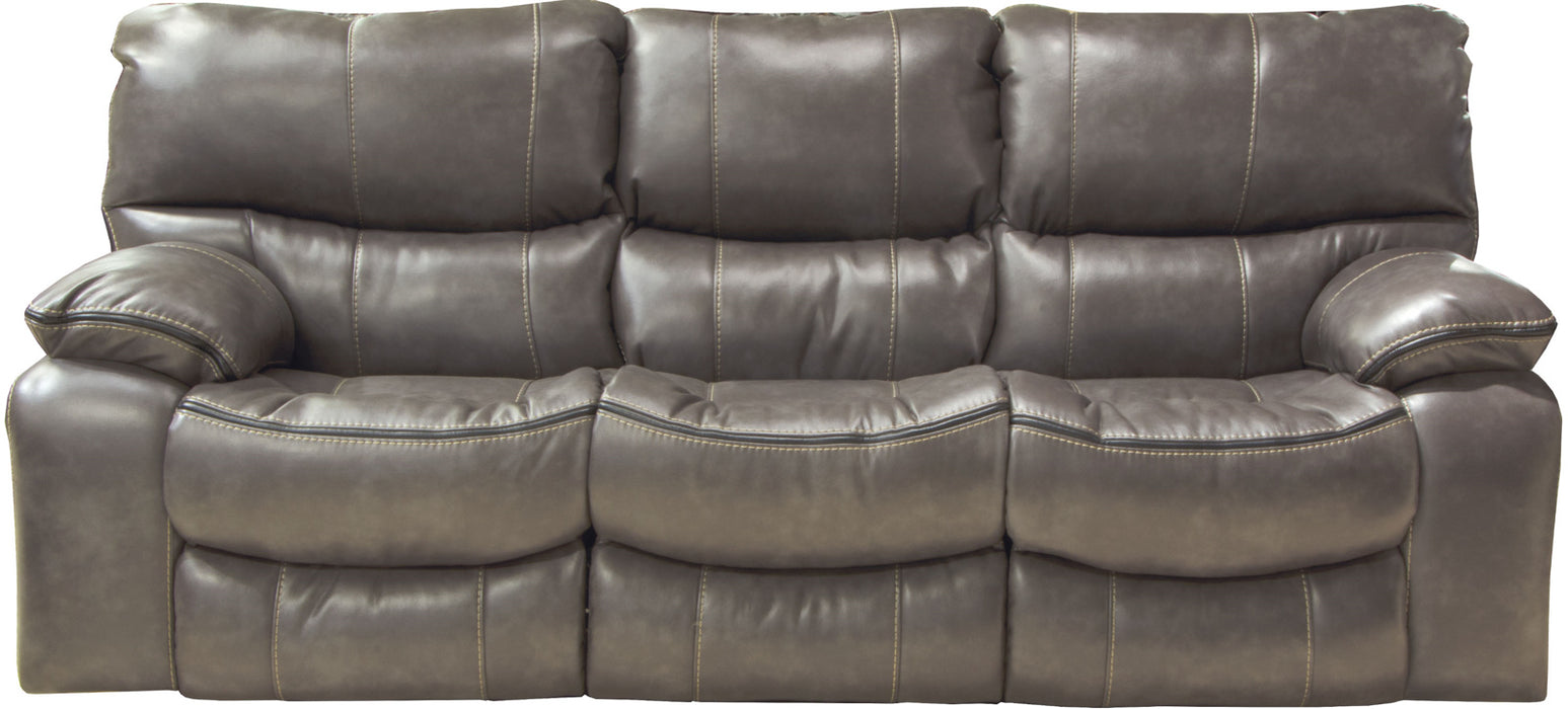 Catnapper Camden Power Lay Flat Reclining Sofa in Steel 64081 image