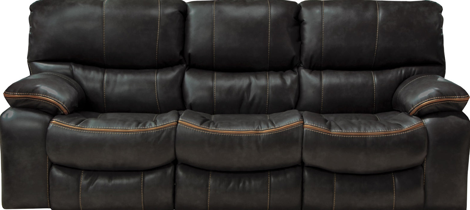 Catnapper Camden Lay Flat Reclining Sofa in Black 4081/1152-8/1252-8 image