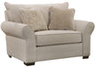 Jackson Furniture Maddox Chair and a Half in Stone/Putty 415201 image
