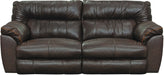 Catnapper Milan Lay Flat Reclining Sofa in Chocolate 4341 image
