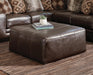 Jackson Furniture Denali 40" Small Ottoman in Chocolate 4378-12 image