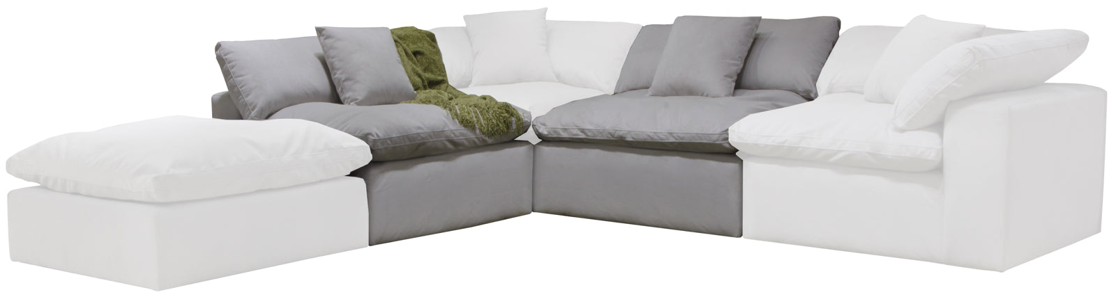 Jackson Furniture Posh Armless in Dove 444531 image