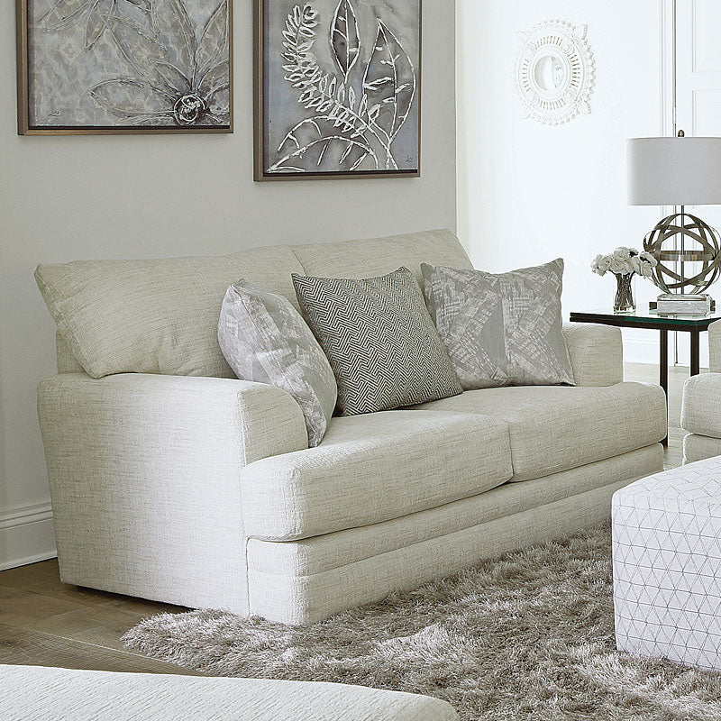 Jackson Furniture Zeller Loveseat in Cream/ Sterling 4470-02/1680/16/2198/28 image