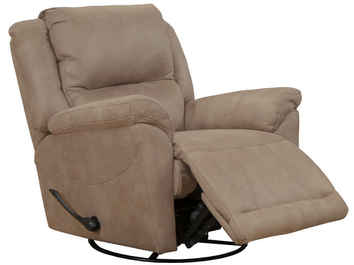 Catnapper Furniture Cole Chaise Swivel Glider Recliner in Camel 45665/1153-36/1253-36 image