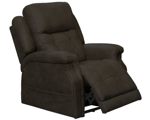 Catnapper Furniture Haywood Power Headrest Power Lift Lay Flat Recliner w/ Heat & Massage in Chocolate 64890/1412-59 image