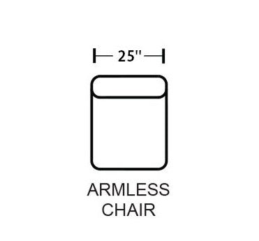 Jackson Furniture Laguna Armless Chair in Almond 3240-31/1840-36 image