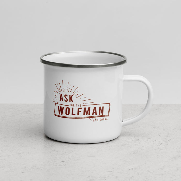 Wolfman Enamel Mug