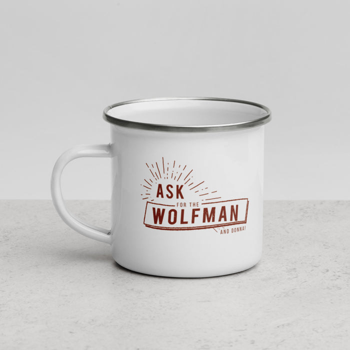 Wolfman Enamel Mug