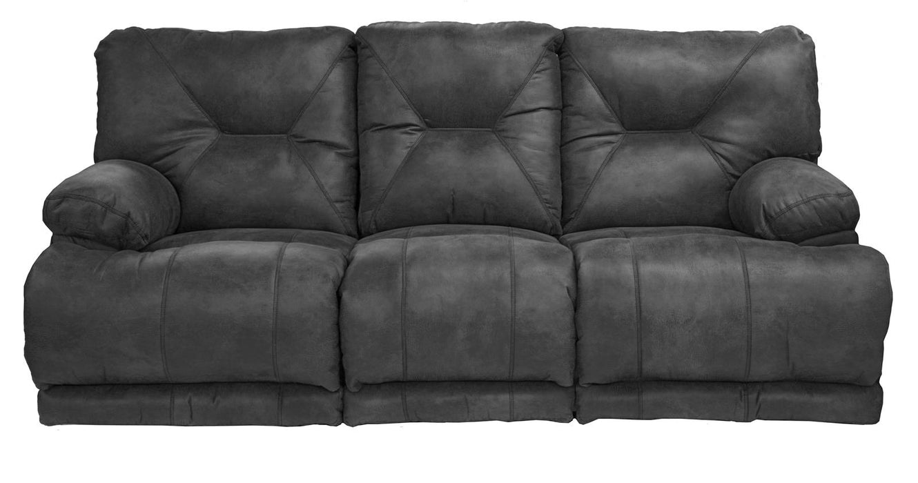 Catnapper Voyager Lay Flat Reclining Sofa in Slate image